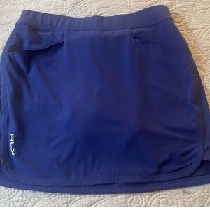 Ralph Lauren RLX Women’s Golf Skort Size SP Navy Stretch Elastic Waist Pockets